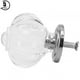 thumbnail image 2 of Perillas De Acrílico Para Puertas De Gabinetes, Tiradores De Cajones De UnOrificio De Cristal De Estilo Europeo, 5 Piezas, Adecuadas Para Cajones, Armarios, Puertas, 2 of 7