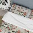thumbnail image 4 of Designart "Minimalistic Asian Essence I" Beige Oriental Bedding Covert Set - Oriental Bed Set With 1 Sham, 4 of 5