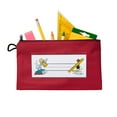 thumbnail image 2 of Pencil+Pouch by Seat Sack, Roomy, Zippered, Expandable, Red, 2 of 2