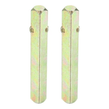 Uxcell Square Door Knob Spindle 70x8mm, 2 Pack Door Handle Spindle Bar Carbon Steel for Mortise Type Door Knobs