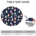 thumbnail image 6 of Dark Blue Little Princess Pattern Round Fitted Tablecloth with Elastic Edge,Dining Table Cover Waterproof,Outdoor Round Tablecloth for Camping,Dining,Indoor and Outdoor, 6 of 7
