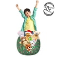 thumbnail image 3 of Spring Storage Toy Bag Chair, Various Small Flowers with Leaves Botanical Garden Art English Greenery Print, Stuffed Animal Organizer Washable Bag, Large Size, Multicolor, by Ambesonne, 3 of 3