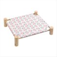 thumbnail image 1 of Cama Tipo Hamaca para Gatos y Perros, Hamaca de Madera para Gatos, Cama de Refrigeración Elevada, Cama para Mascotas Portátil Desmontable para Interiores y Exteriores, Adecuada A, 1 of 7