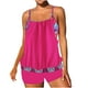 thumbnail image 2 of Trajes de baño tankini para mujer Traje de baño de talla grande con costura de encaje conservador para mujer Traje de baño dividido Traje de baño de dos piezas para mujer, 2 of 6
