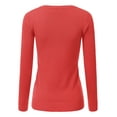 thumbnail image 3 of JJ Perfection Women's Long Sleeve Crew Neck Pullover Sweater with Plus Size, 3 of 3