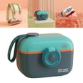thumbnail image 4 of Contenedor dispensador de portátil, caja de almacenamiento de alimentos con , de aperitivos, caja de Azul S Sunnimix dispensador de fórmula, 4 of 8