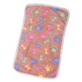 thumbnail image 4 of PetEquip Coral Velvet Pet Dog Cat Rest Sleeping Mat Pad Autumn Winter Warm Keeping Blanket Rug Bone Pattern, 4 of 5