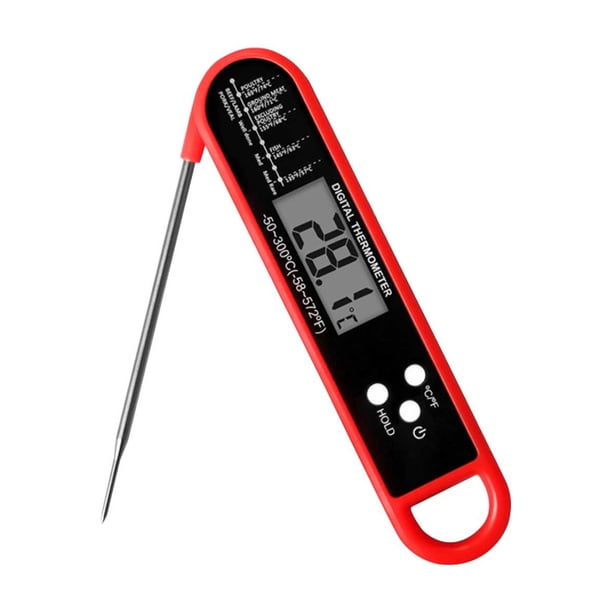 Hot Sale!Folding Food Kitchen Baking Digital Teter Food Probe Meat Grill Theeter