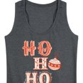 thumbnail image 3 of Instant Message - Christmas - Ho Ho Ho Ornament - Women's Racerback Tank Top, 3 of 6