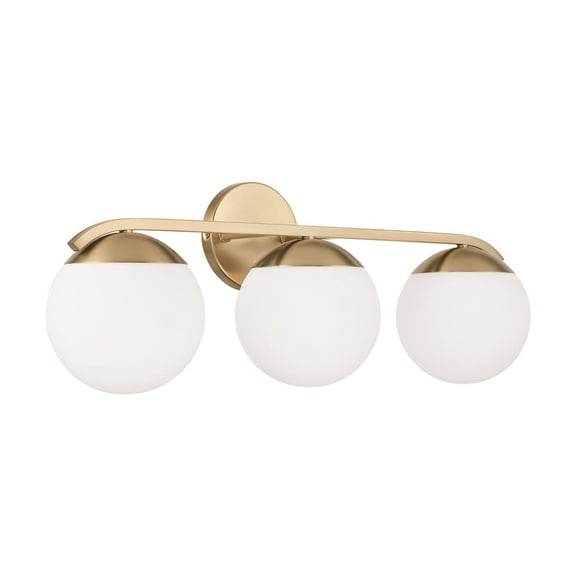AA1033MA Austin Allen Oliver - 3 Light Bath Vanity-9.5 Inches Tall and 25.5 Inches Wide-Matte Brass Finish