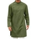 thumbnail image 1 of pstuiky camisas de manga larga para hombre, Blusas casuales de color sólido de moda para hombre, de manga larga, con botones y cuello redondo Tops casuales para hombres l, 1 of 6