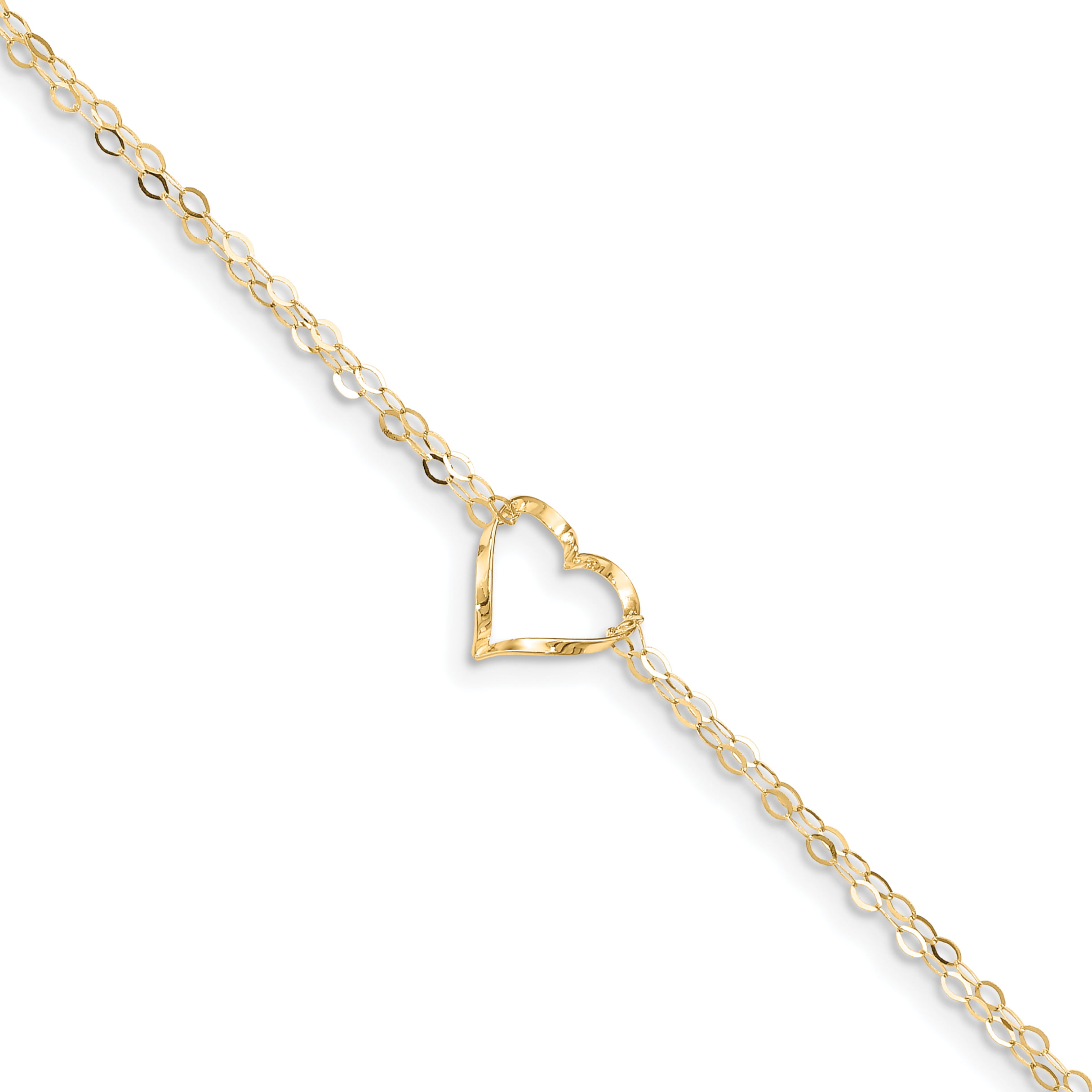 Women Love Wedding Jewelry Set Heart 18K Yellow Gold gp Necklace Earrings Ring