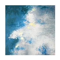 Trademark Fine Art Alyson Storms Abstract Blue Red Green 1 Canvas Wall Art