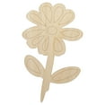 thumbnail image 1 of Daisy Flower Sketch Wood Shape Unfinished Piece Cutout Craft DIY Projects - 6.25 Inch Size - 1/8 Inch Thick, 1 of 7