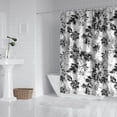 thumbnail image 2 of Pioneer Flower Floral Print Pattern Shower Curtain 72"x72" ,Bathroom Decorative Shower Curtains Set with 12 Hooks,Modern Waterproof Washable Shower Curtain, 2 of 6