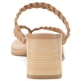 thumbnail image 3 of Sun + Stone Womens Winnie Braided Slip On Slide Sandals, 3 of 3