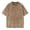 Coffee, variant on Boys Distressed Washed Style Basic Crewneck Tee Shirt Casual Everyday Wear Blend Top Clothes