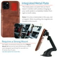 thumbnail image 3 of Dockem iPhone 11 Pro Max Exec M2 Wallet Case; Built-in Metal Plate, 2 Card Slots, Brown, 3 of 9