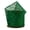 Green, variant on LaRibbons 3" Mesh Wired Ribbon | Silver | 10 Yard Roll