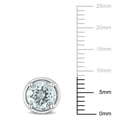 thumbnail image 2 of Everly Women’s 2 1/3ct TGW Aquamarine Sterling Silver Stud Earrings, 2 of 8