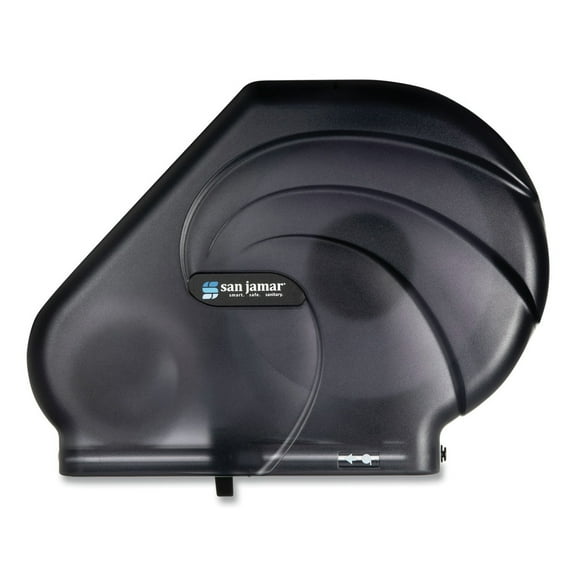 San Jamar Oceans Reserva Jumbo Tissue Dispenser w/Stub, 16-3/4x5-1/2x12-1/4, Black Pearl -SJMR3090TBK