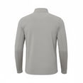 thumbnail image 4 of Sudadera Deportiva Wilson para Hombre Cierre al Pecho Color Gris Claro Talla CH, 4 of 4
