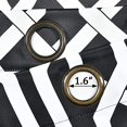 thumbnail image 4 of Ensemble de Rideaux Occultants pour Fenêtre Edward Trellis Noir 52x84, 4 of 8