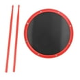 thumbnail image 5 of Colcolo 12 Inches Drum Practice on Snare Drum for Drummer Lover Student Red, 5 of 8