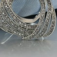 thumbnail image 2 of Milaget Alloy Scarf Buckle Rhinestone Shawl Scarf Clip Brooch Wedding, 2 of 9
