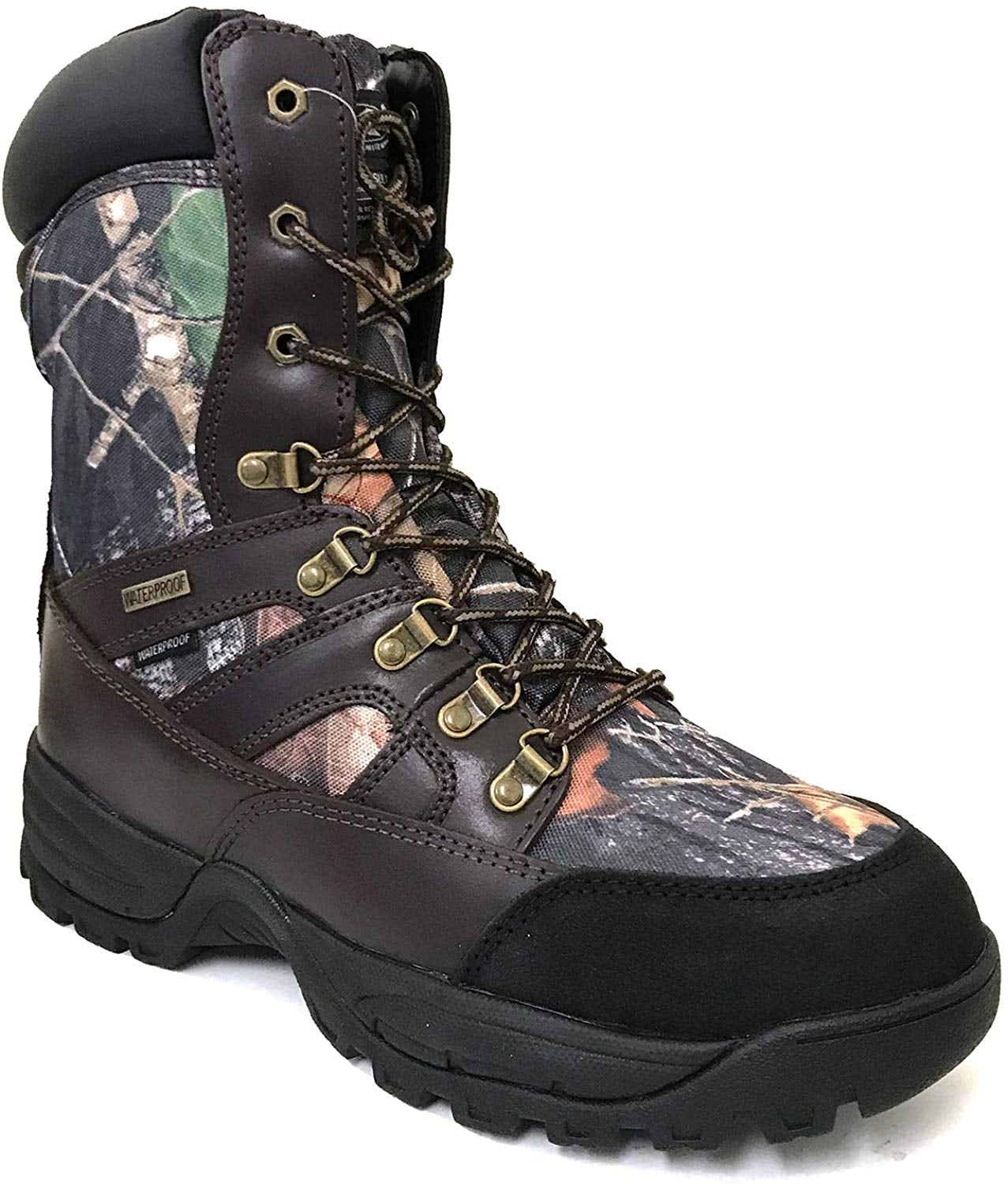 Men's Winter Snow Boots Camouflage Waterproof Insulated Hunting Hiking Shoes New