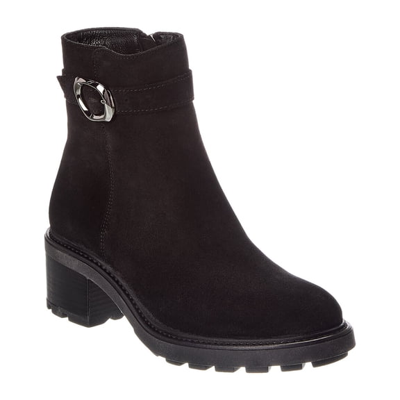 La Canadienne Avon Suede Bootie, 9.5, Black