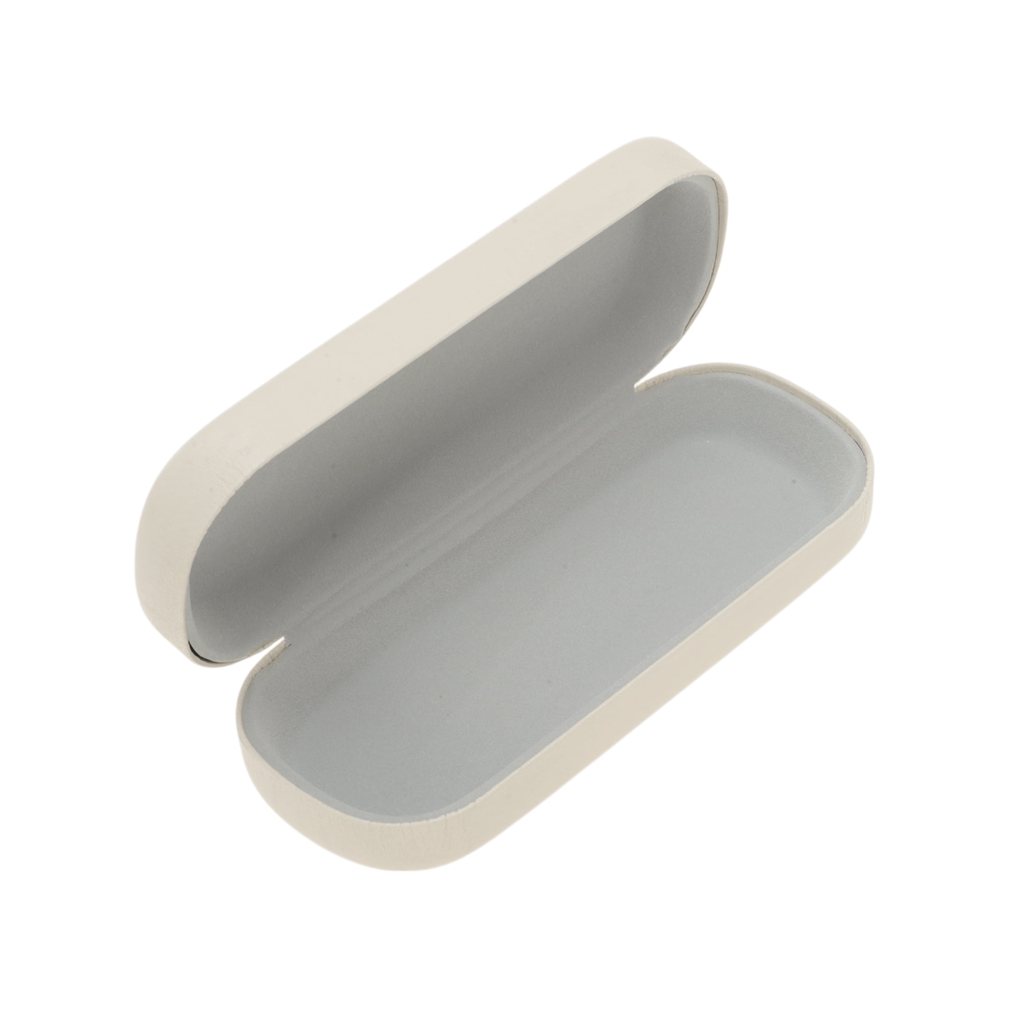 Unique Bargains Eyeglasses Case Portable Eyeglasses Storage 6.34"x2.56"x1.38" Beige 1 Pc