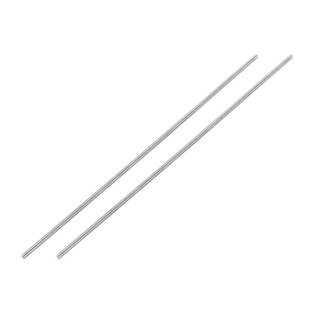 Uxcell Fully Threaded Rod M5 x 250 0.8mm Thread Pitch 304 Stainless Steel 2 Pack