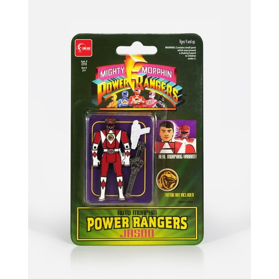 Lineage Studios Auto Morphin Power Rangers Jason Pin Set