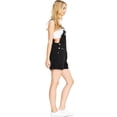 thumbnail image 3 of Revolt Women's Juniors Classic Twill Short Overalls (Super Black, Large), 3 of 3