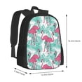 thumbnail image 4 of Hirioo Flamingo for Minimalist Backpack Large Capacity Backpack Travel Backpack For School, 4 of 8