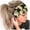 Multicolor, variant on Wide Floral Print Headband for Women - Stretchy Elastic Non-Slip Yoga Band with Boho Scarf Style - Soft Sweat Wicking Sports Wrap Multicolor