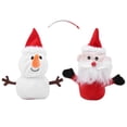 thumbnail image 1 of Muñeco de nieve reversible de Papá Noel, muñeco de nieve giratorio, muñeco de nieve giratorio, muñeco de nieve giratorio de doble cara, muñeco de nieve de Papá Noel creado magistralmente, 1 of 14