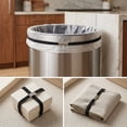 thumbnail image 5 of BlinkLLX Trash Can Bands Set of 6, Fits 13 to 32 Gallon Cans, Hongmed Elastic Rubber Bands for Kitchen/Office/Garage, Secure Garbage Bags(Black/Blue/Green), 5 of 6