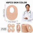 thumbnail image 2 of BlinkLLX 48 Pack Callus Pads Soft 1/4" Thick Oval Shape Corn Pads 1/8" Felt Callus Cushions Adhesive Corn Protectors for Men Women Feet Toes Pain Relief(Nude, 1/4 Inch), 2 of 7