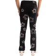 thumbnail image 3 of NOVASTILE Men's Slim Straight Rhinestone Jeans, Black, Waist 32, 3 of 5