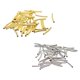 thumbnail image 4 of 100PCS de Fideos Curvos Dorados Y Plateados Espaciadoras Pulseras Agujero de 2.7 Mm, 30x3 Mm, 4 of 9