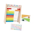 thumbnail image 4 of Ábaco de madera para niños Matemáticas con tarjetas de números Juguetes para niños en edad preescolar, 4 of 9