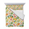 thumbnail image 7 of Quilts King Size Bedding Set, Summer Lemon Orange Lightweight Quilted Comforter, Farmhouse Tropical Fruit Rustic Soft Reversible Bedspread Coverlet with Pillow Covers for All Season, 96" x 106", 7 of 7