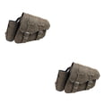 thumbnail image 1 of Alforja de moto Sidaley Ajustable Impermeable Triangular Universal Marrón gris Tipo 2 2piezas, 1 of 6