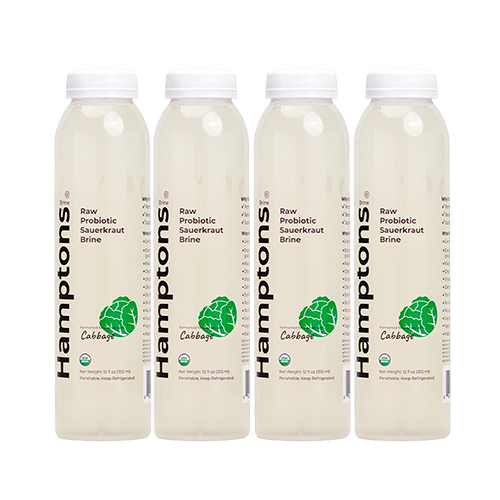 Hamptons Brine Raw Probiotic Sauerkraut Brine made with Organic Cabbage