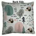 thumbnail image 2 of EREHome hedgehog forest elements Pillow Case Home Decor Cushion Cover 16x16 Inch, 2 of 2