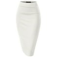 thumbnail image 1 of Thanth Womens Waist Band Streychy Solid Pencil Skirt(Plus Size Available), 1 of 4