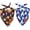 Halloween 3, variant on Halloween Bandanas 2 Pack, Pumpkins and Ghosts Pet Scarf for Boy and Girl, Durable Fabric, Holiday Bandana for Small and Medium Dogs Pets (Small)