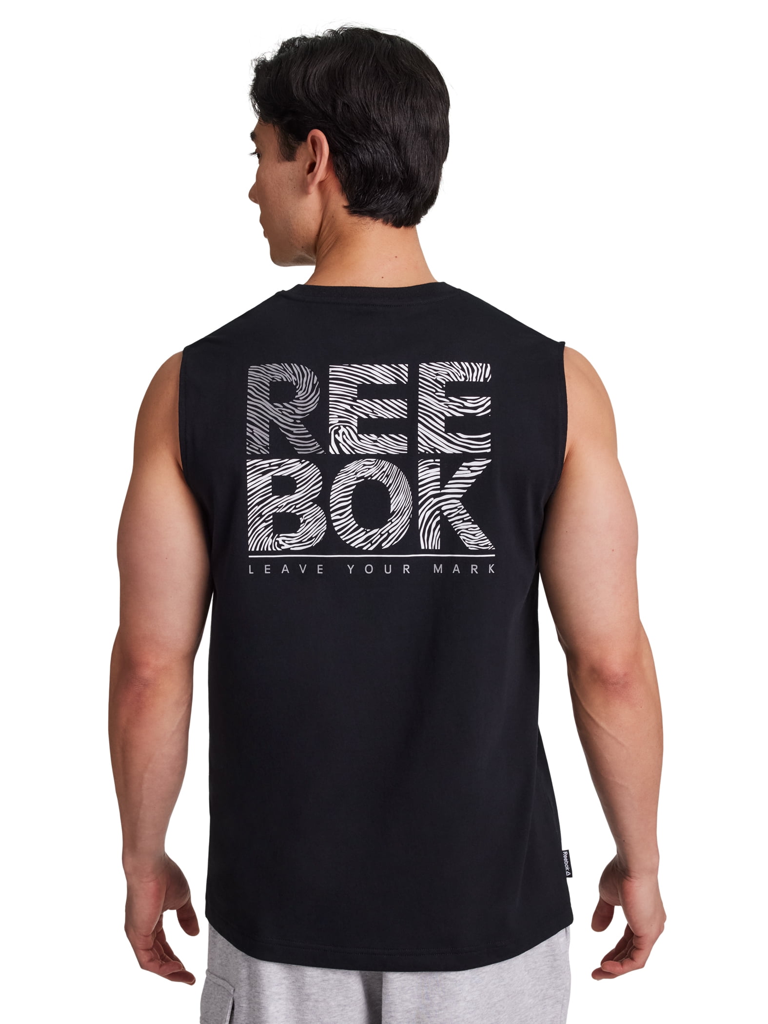 Reebok Men's and Big Men's Trace Sleeveless Graphic Muscle Shirt, Sizes XS-5XL
